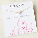 Dainty Raw Birthstone Energy Necklace