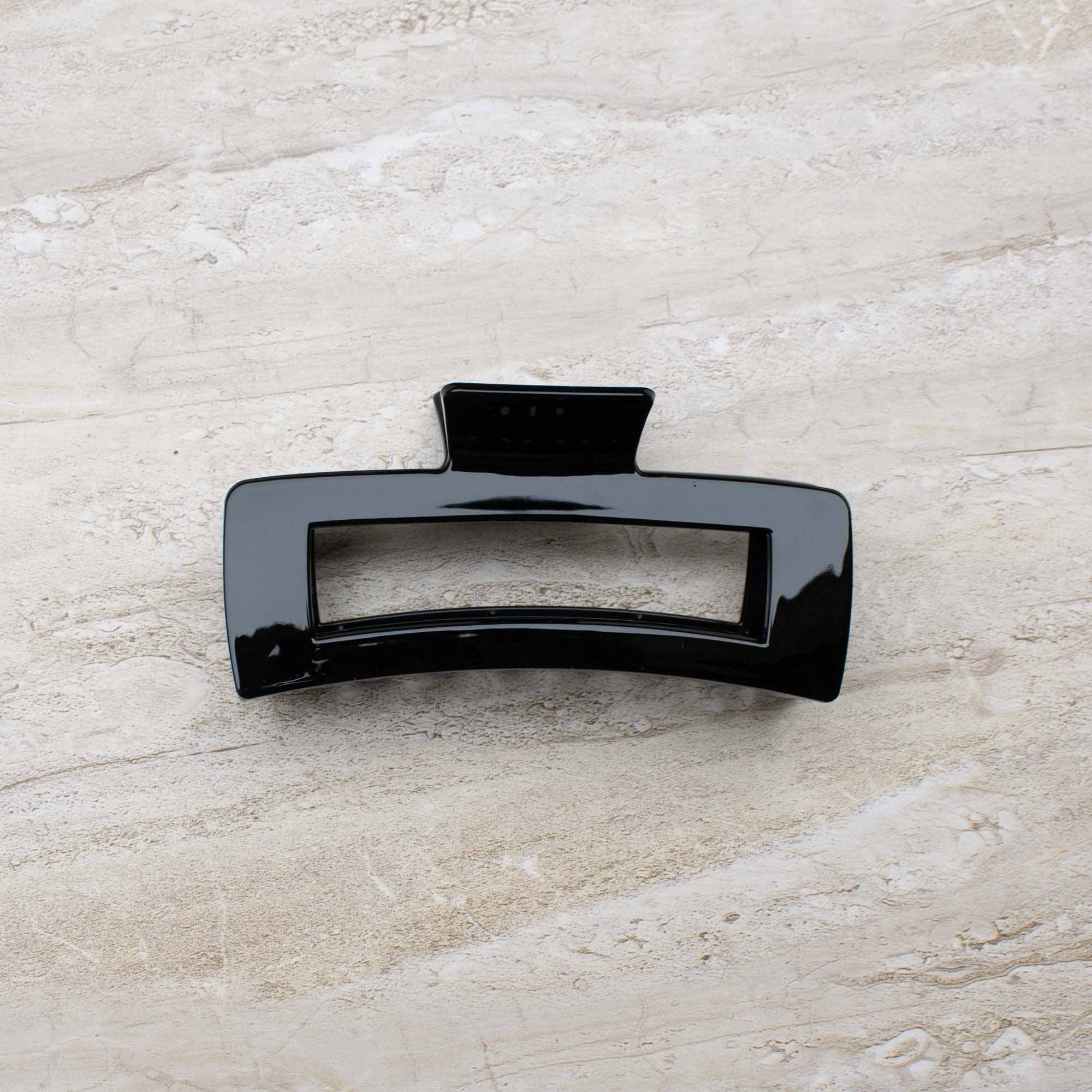 Jumbo Size 5 Inch Solid Long Square  Hair Clip
