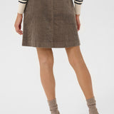 Lings Corduroy Mini Skirt - Gray