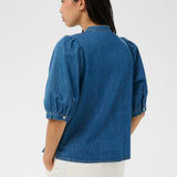 Alesia Denim Blouse