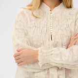 Zayan Floral Blouse - Cream