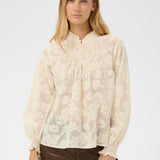 Zayan Floral Blouse - Cream