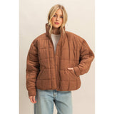 Everyday Quilted Puffer Jacket - Black