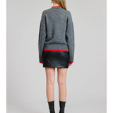 Holiday Dove Sweater - Grey