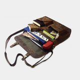 Buffalo Hunter Leather Laptop Briefcase