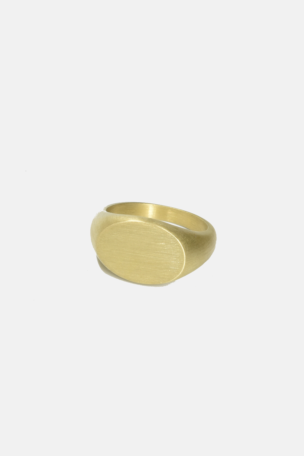 Oval Signet Ring - Brass