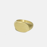 Oval Signet Ring - Brass