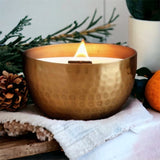 Brass Bowl Candle - Maple Cream & Chai