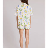 Bali Printed Buttondown Shirts - White
