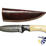 DAMASCUS STEEL HUNTING KNIFE BY TITAN TD-172