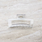 Jumbo Size 5 Inch Solid Long Square  Hair Clip