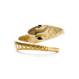 Victorian Snake Ring - Black