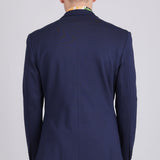 Slim Fit Blazer - Navy
