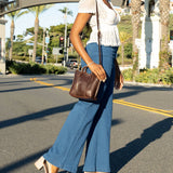 Spring Hill Leather Crossbody Bag