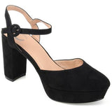 Roslynn Mary Jane Suede Heels