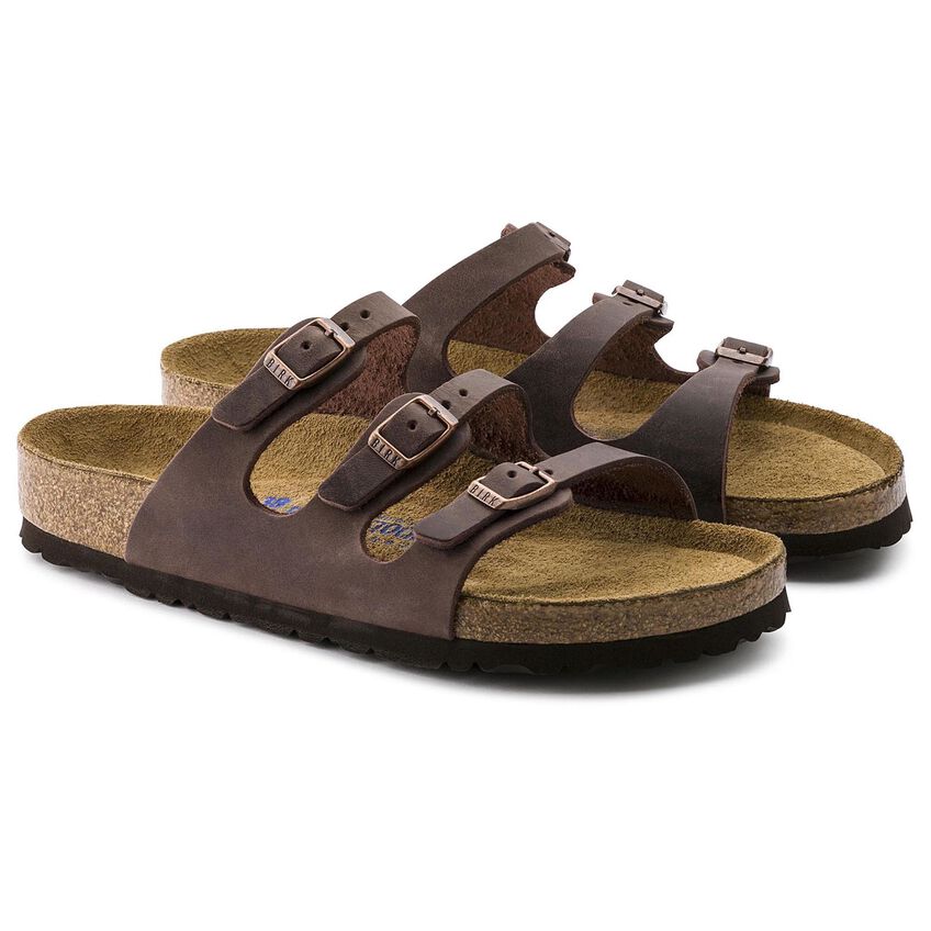 Florida Oiled Leather Sandal - Habana