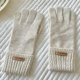 Warm Knit Touch Screen Gloves