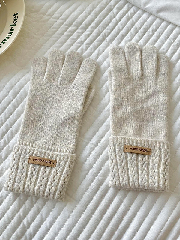 Warm Knit Touch Screen Gloves