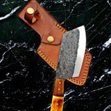 Handmade Carbon Steel Cleaver for Kitchen & Outdoor use by Titan International Knives TC-038