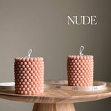Bubble Pillar Candle - Small