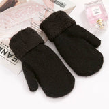 Plush Faux Fur Mittens