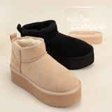 Benji Mini Ankle Platform Fur Lined Boot