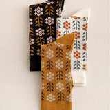 Vintage Flower Print Mid-Calf Socks