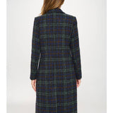 Evergreen Estate Plaid Coat - Blue