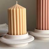 Round Pillar Candle Holder