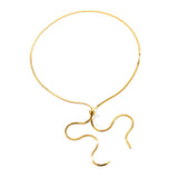 Lariat Gold Adjustable Necklace