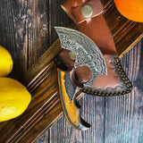 Titan Custom Alaskan Ulu style blade, perfect for outdoors a