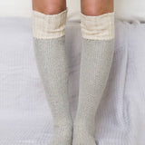 Warm & Soft Open Work Knit Lounge Socks 🧦