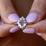 White Topaz Versailles Ring