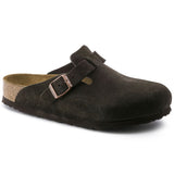 Boston Suede Leather Clog