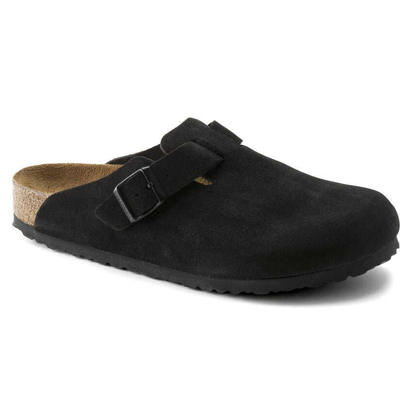 Boston Suede Leather Clog