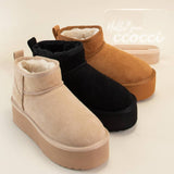 Benji Mini Ankle Platform Fur Lined Boot
