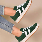 Vegan Suede Sneakers - Green