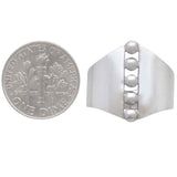 Sterling Silver Shield Ring