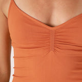 Jersey Shirred Cami - Sunburn
