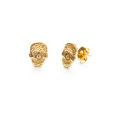 Mexican Sugar Skull Stud Earrings