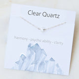 Dainty Raw Birthstone Energy Necklace