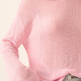 Lightweight Knit Loose-Fit Boatneck Sweater
