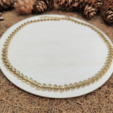 Non-tarnish Leaf Choker - Waterproof Chevron Chain Necklace
