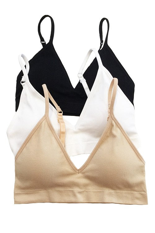Ribbed Seamless Bralette