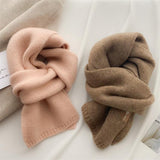 Wool Blend Cashmere-Feel Neck Scarf