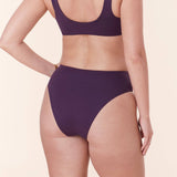 The 90s High Waist Bikini Bottom - Eco Nylon