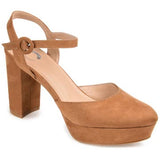 Roslynn Mary Jane Suede Heels