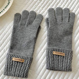 Warm Knit Touch Screen Gloves
