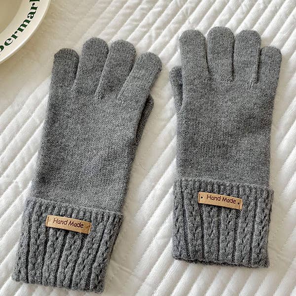 Warm Knit Touch Screen Gloves