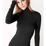 Mock Neck Long Sleeve Top